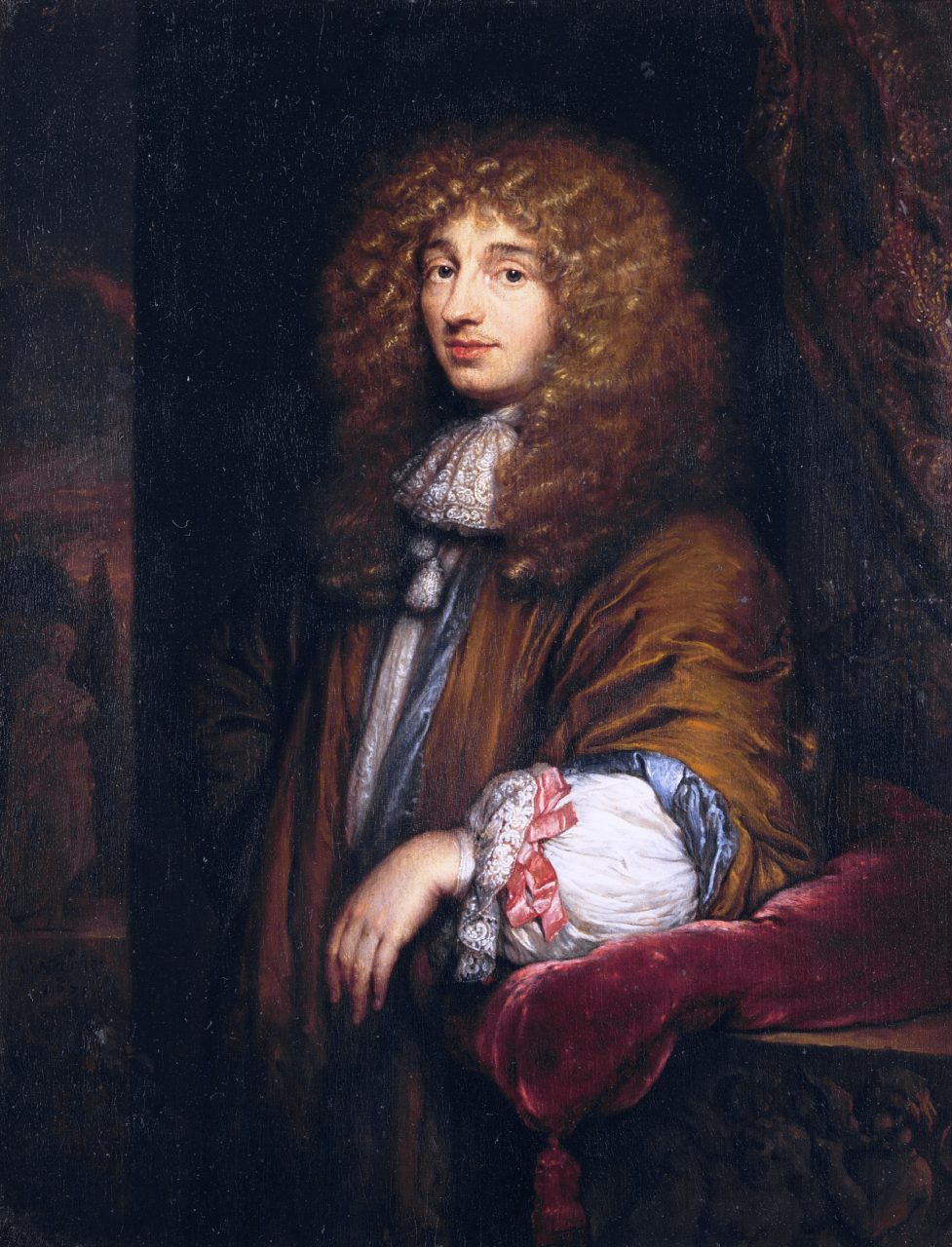 Christiaen Huygens II (1629-1695), by  Caspar Netscher
