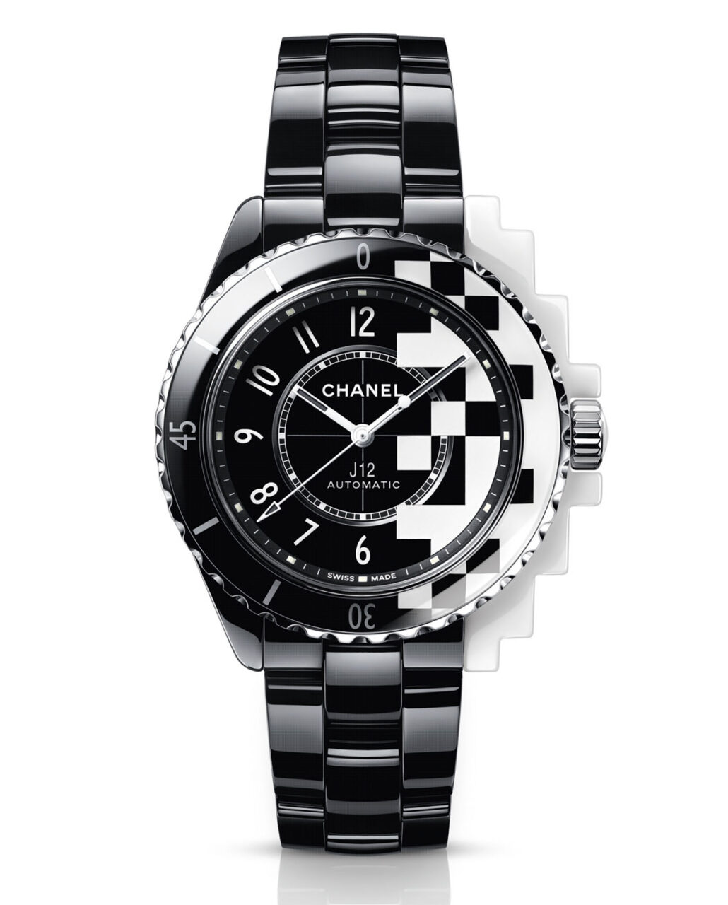 H7988_J12 CYBERNETIC watch_38mm Black and White Ceramic pixel cutting_HKD_115,100_4