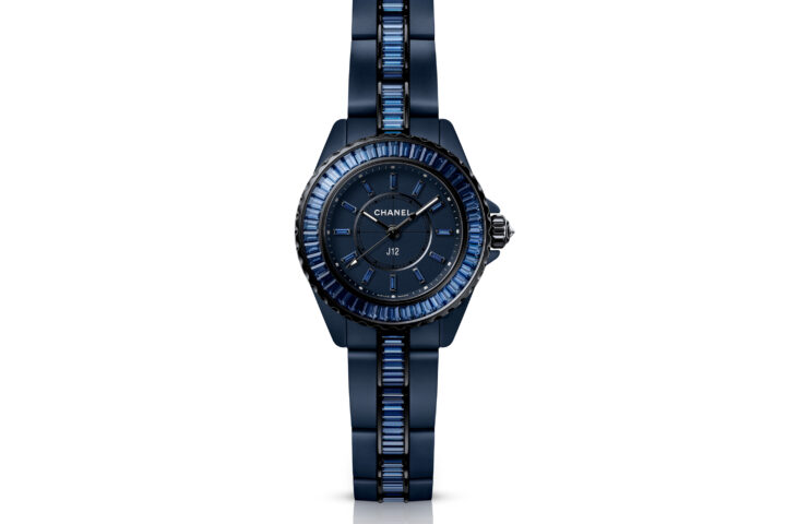 j12 bleu 28mm sapphires h10290 w rgb